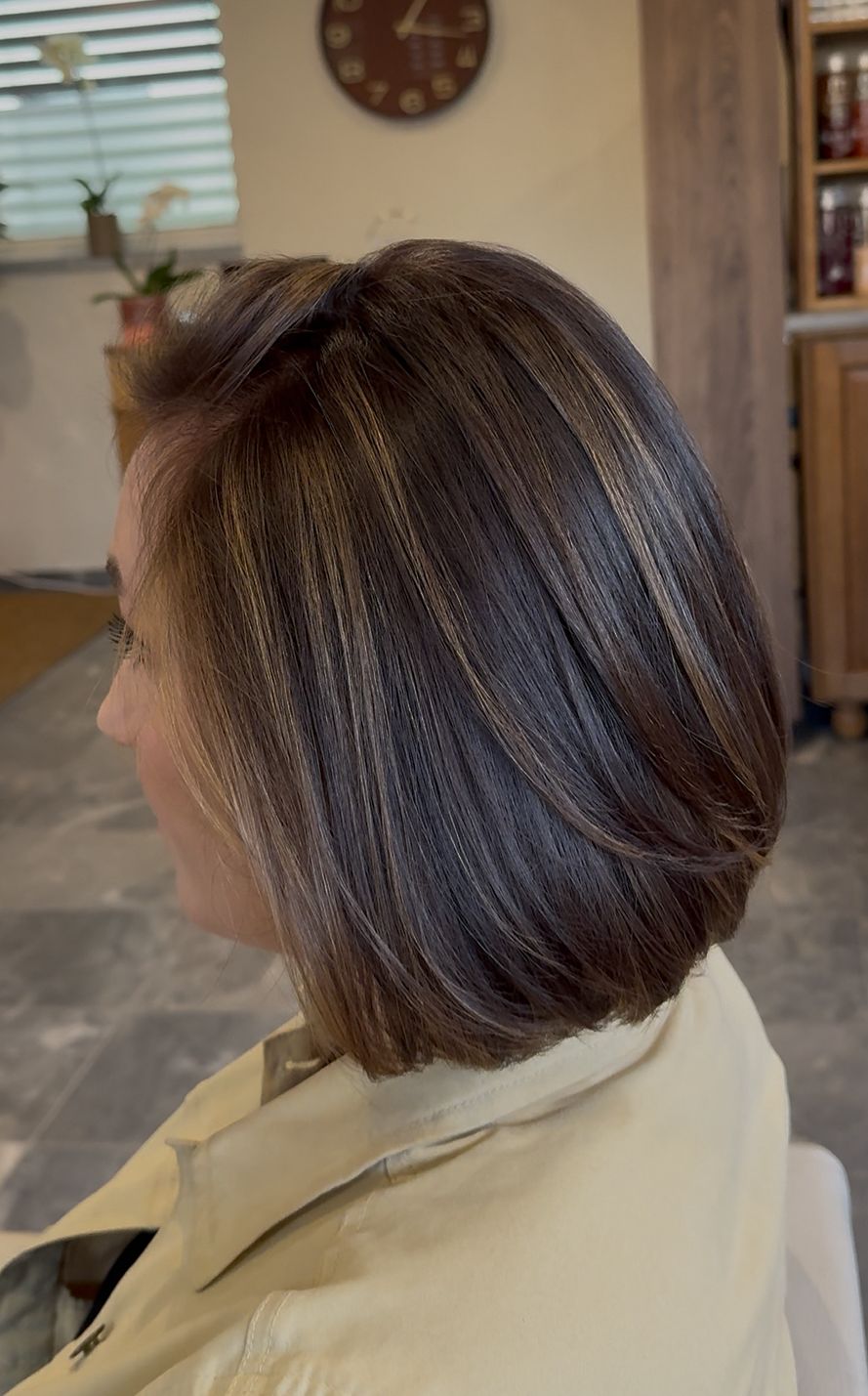 Réalisation balayage naturel - Spécialiste colorimétrie Colmar
